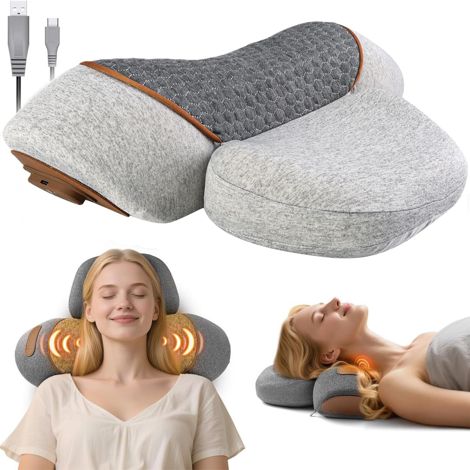 Premium Neck and Back Shiatsu Massager with Heat