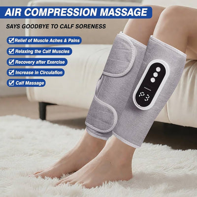 Smart Air-Compression Leg Massager Pro - Slate Grey