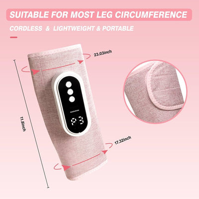 Smart Air-Compression Leg Massager Pro  - Rose Pink