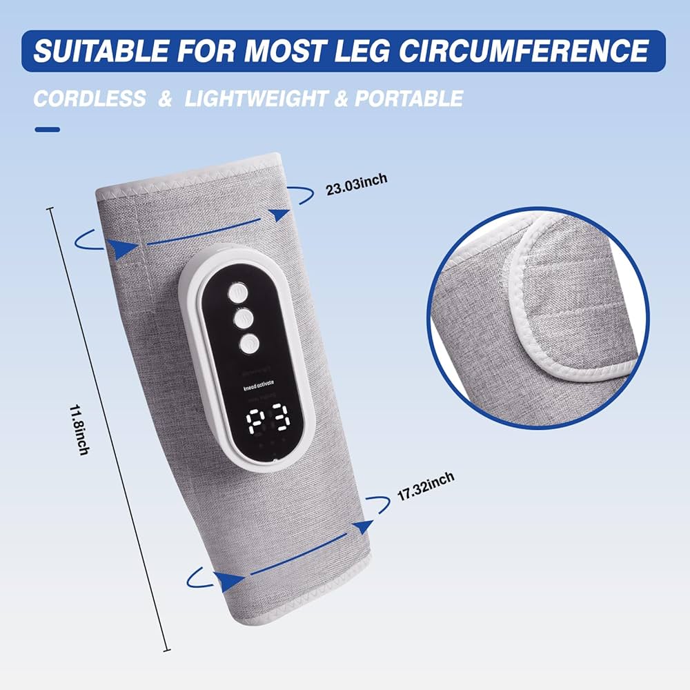 Smart Air-Compression Leg Massager Pro - Slate Grey